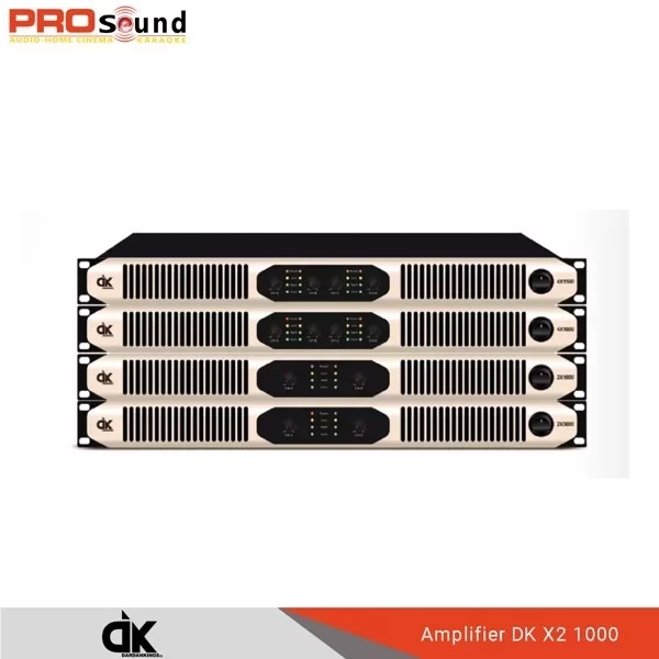 Amplifier 1U DK X2 1000 (2 kênh x 1000W)