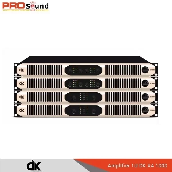 Amplifier 1U DK X4 1000 (4 kênh x 1000W)