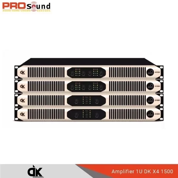 Amplifier 1U DK X4 1500 (1500W x 4CH)