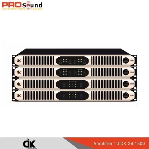 Cục Đẩy 1U DK X4 1500 (4 kênh x 1500W)
