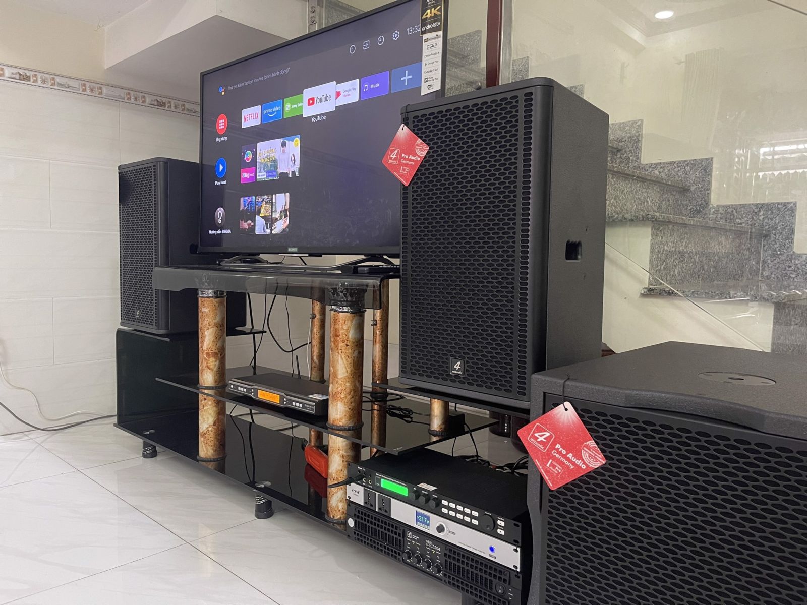 loa 4acoustic si12 lắp đặt tại h&oacute;c m&ocirc;n