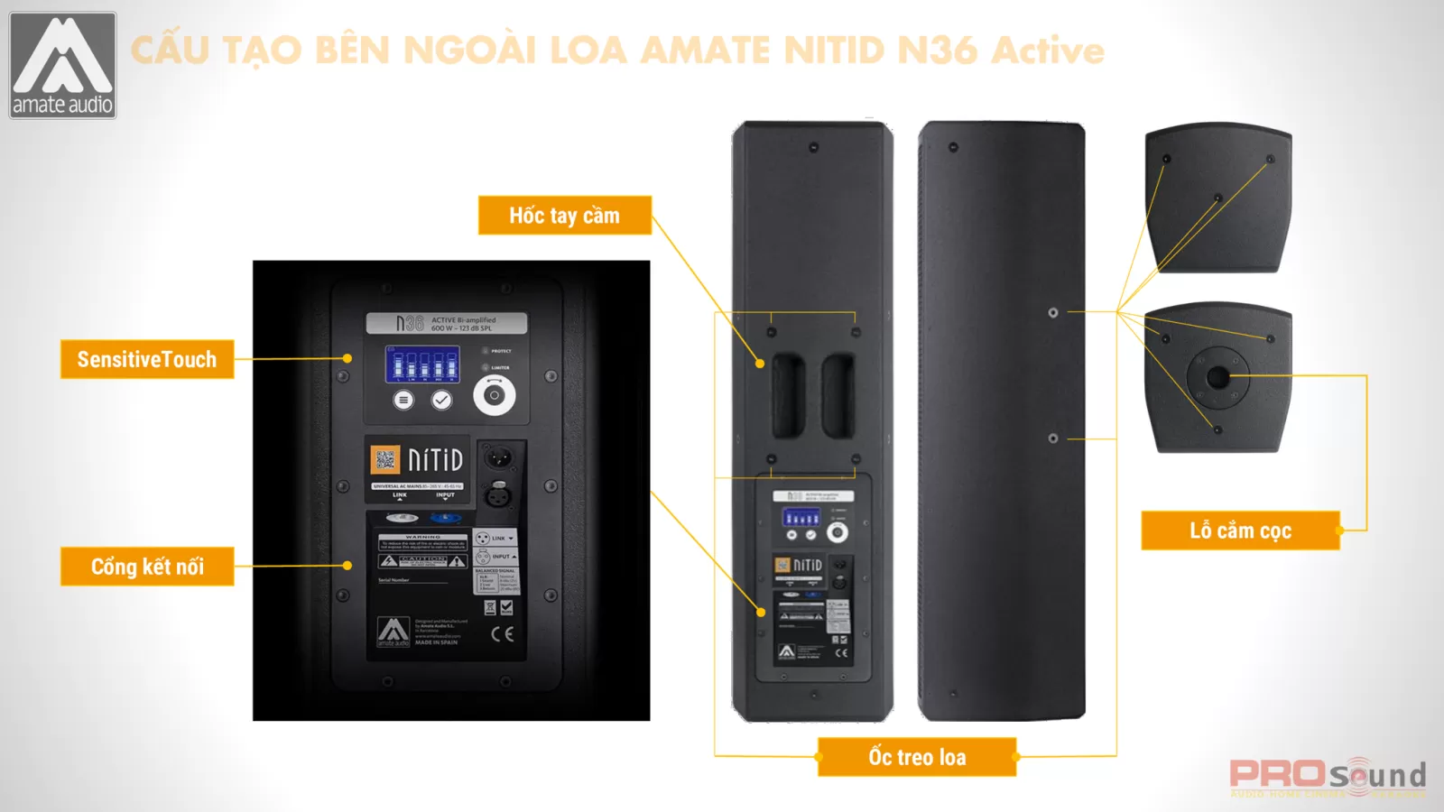 thùng loa amate n36