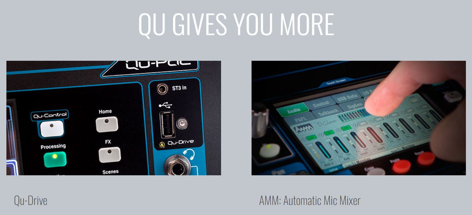 bàn mixer allen heath QU PAC