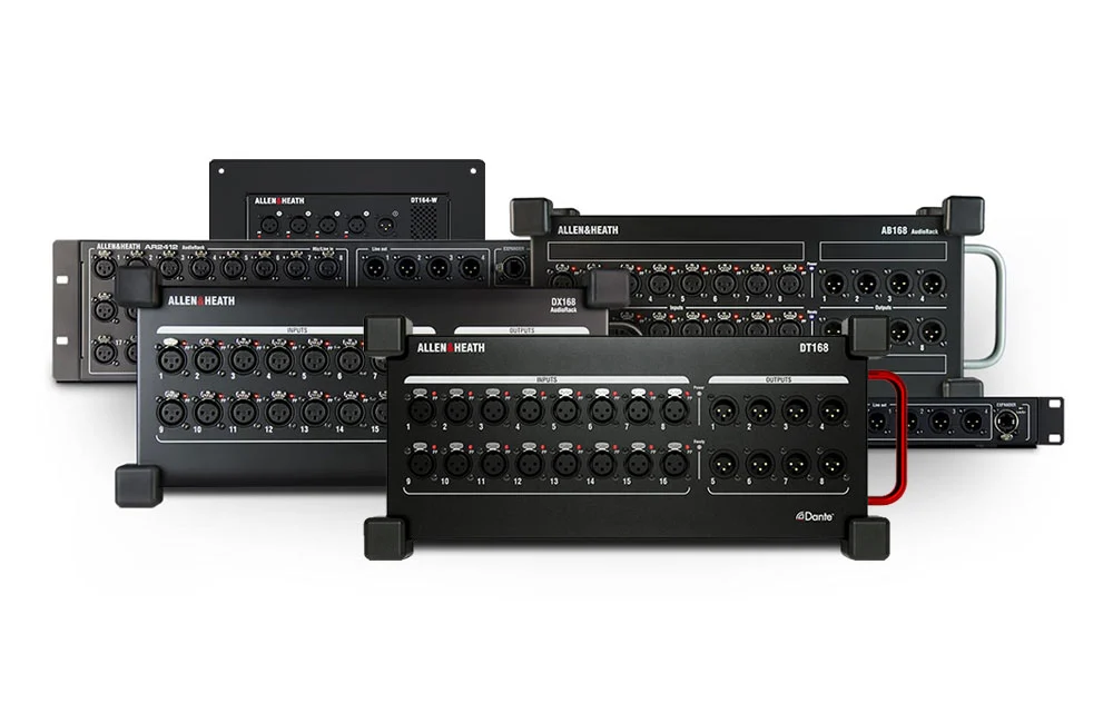 đằng sau bàn mixer allen heath SQ5